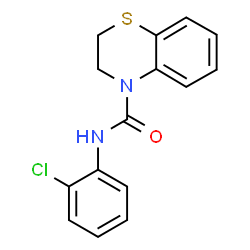 N-(2-Chlorophenyl)-2,3-dihydro-4H-1,4-benzothiazine-4-carboxamide结构式