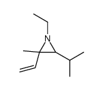 Aziridine, 2-ethenyl-1-ethyl-2-methyl-3-(1-methylethyl)- (9CI) Structure