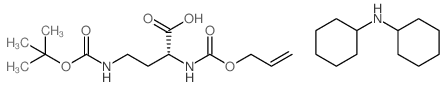 boc-d-dab(aloc)-oh dcha structure