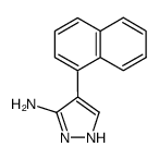 4-(NAPHTHALEN-1-YL)-1H-PYRAZOL-3-AMINE Structure