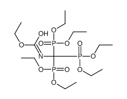 ethyl N-[tris(diethoxyphosphoryl)methyl]carbamate结构式