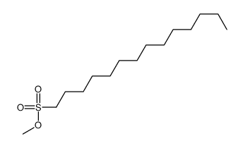 methyl tetradecane-1-sulfonate Structure