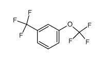 m-(trifluoromethoxy)-α,α,α-trifluorotoluene Structure