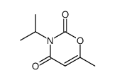 3-isopropyl-6-methyl-[1,3]oxazine-2,4-dione结构式