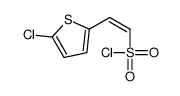 2-(5-chlorothiophen-2-yl)ethenesulfonyl chloride Structure