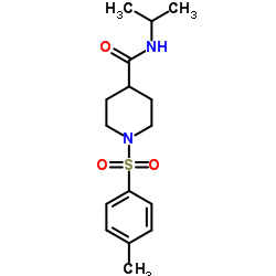 N-Isopropyl-1-[(4-methylphenyl)sulfonyl]-4-piperidinecarboxamide结构式