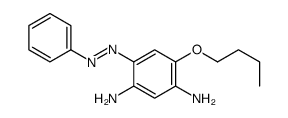 4-butoxy-6-phenyldiazenylbenzene-1,3-diamine Structure