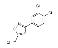 5-(CHLOROMETHYL)-3-(3,4-DICHLOROPHENYL)ISOXAZOLE结构式