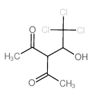 3-(2,2,2-trichloro-1-hydroxy-ethyl)pentane-2,4-dione Structure