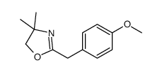 2-[(4-methoxyphenyl)methyl]-4,4-dimethyl-5H-1,3-oxazole Structure