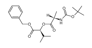 Boc-L-Ala-L-Hmb-OBzl结构式