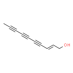 (E)-2-Decene-4,6,8-triyn-1-ol结构式