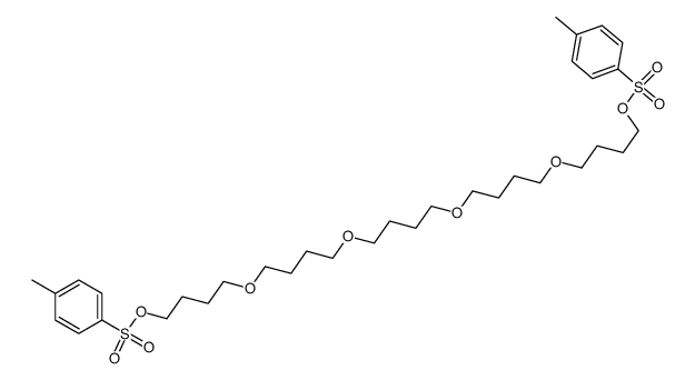 1,24-(5,10,15,20-tetraoxatetracosylene)-bis(p-toluenesulfonate) Structure