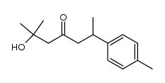 11-Hydroxybisabola-1,3,5-trien-9-one structure