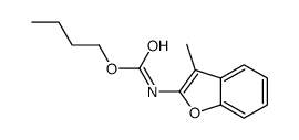 butyl N-(3-methyl-1-benzofuran-2-yl)carbamate Structure