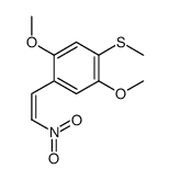 2,5-DIMETHOXY-4-METHYLTHIO-BETA-NITROSTYRENE Structure