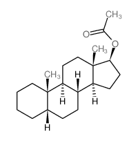 [(5S,8R,9S,10S,13S,14S,17S)-10,13-dimethyl-2,3,4,5,6,7,8,9,11,12,14,15,16,17-tetradecahydro-1H-cyclopenta[a]phenanthren-17-yl] acetate Structure