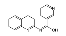 3-Pyridinecarboxamide,N-(3,4-dihydro-2-quinolinyl)-(9CI) structure