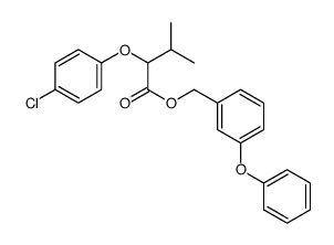 (3-phenoxyphenyl)methyl 2-(4-chlorophenoxy)-3-methylbutanoate Structure