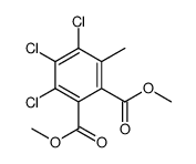 dimethyl 3,4,5-trichloro-6-methylbenzene-1,2-dicarboxylate结构式