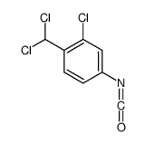 2-chloro-1-(dichloromethyl)-4-isocyanatobenzene Structure