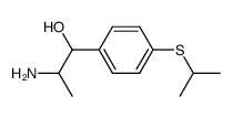 2-Amino-1-(4-isopropylsulfanyl-phenyl)-propan-1-ol Structure