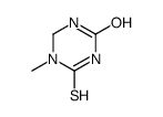 5-methyl-4-sulfanylidene-1,3,5-triazinan-2-one Structure