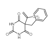 5-Benzyl-5-isopropenylbarbituric acid Structure