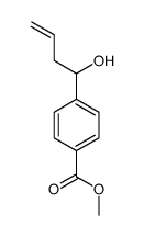 methyl 4-(1-hydroxybut-3-enyl)benzoate结构式