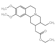 2H-Benzo[a]quinolizine-2-acetic acid, 3-ethyl-1,3,4,6,7,11b-hexahydro-9,10-dimethoxy-, ethyl ester structure