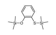 1-trimethylsilanyloxy-2-trimethylsilanylsulfanyl-benzene结构式