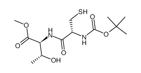 Boc-Cys-Thr-OMe结构式