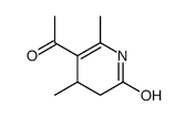 2(1H)-Pyridinone, 5-acetyl-3,4-dihydro-4,6-dimethyl- (9CI) structure