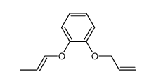 Benzene, 1-(1-propenyloxy)-2-(2-propenyloxy)- (9CI) structure