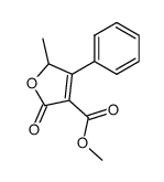 3-(METHOXYCARBONYL)-5-METHYL-4-PHENYL-3,4-DIDEHYDRO-GAMMA-BUTYROLACTONE Structure