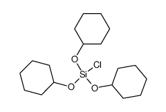 chlorotris(cyclohexyloxy)silane结构式