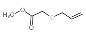 Acetic acid,2-(2-propen-1-ylthio)-, methyl ester structure