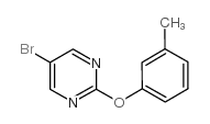 5-bromo-2-(3-methylphenoxy)pyrimidine structure