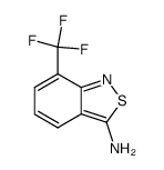 3-Amino-7-trifluoromethyl-2,1-benzoisothiazole结构式