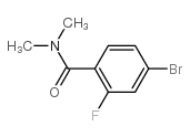 4-Bromo-2-fluoro-N,N-dimethylbenzamide structure