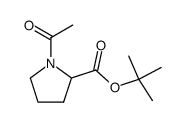 Acetylprolin-tert-butylester结构式