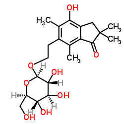 Onitin 2'-O-glucoside Structure