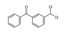 3-(Dichloromethyl)benzophenone结构式