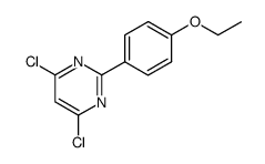 2-(4-ethoxy-phenyl)-4,6-dichloro-pyrimidine Structure