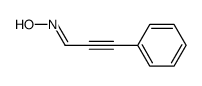 3-phenylpropynal oxime Structure