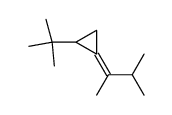 (E)-1-tert-butyl-2-(3-methyl-2-butylidene)cyclopropane结构式