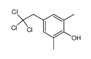 2,6-dimethyl-4-(2,2,2-trichloro-ethyl)-phenol结构式