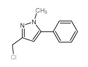 3-(CHLOROMETHYL)-1-METHYL-5-PHENYL-1H-PYRAZOLE Structure