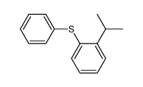 1-(1-methylethyl)-2-(phenylthio)benzene结构式