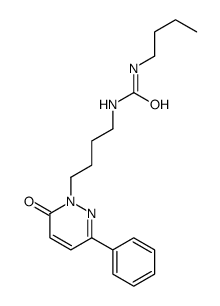 1-butyl-3-[4-(6-oxo-3-phenylpyridazin-1-yl)butyl]urea Structure